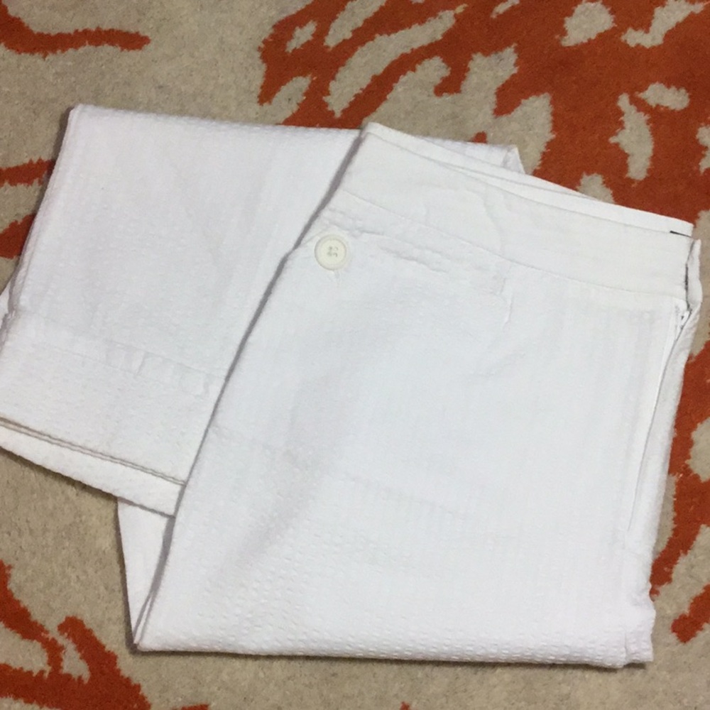 Caribbean Joe white capris SZ 12